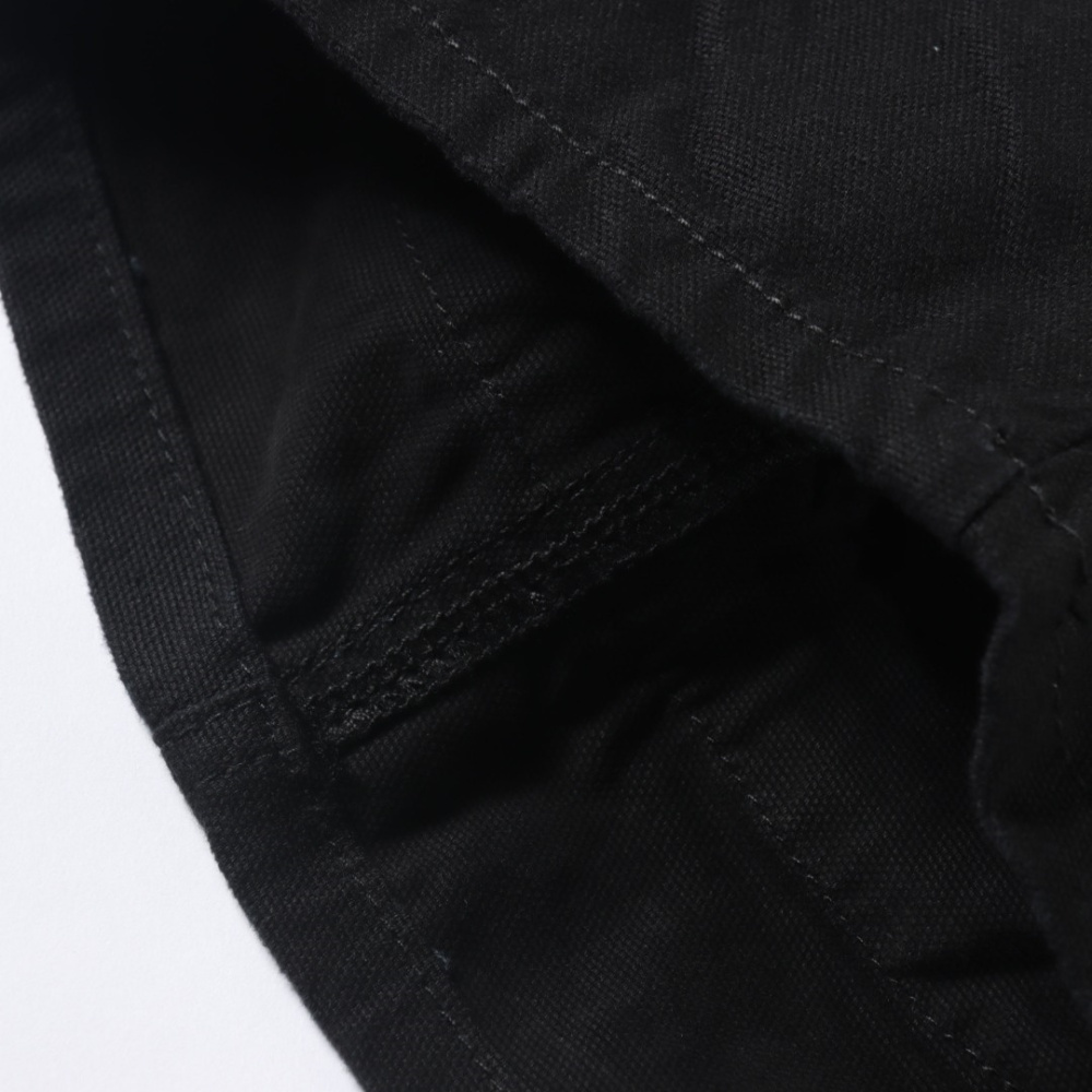 高仿LV*SS24系列1AFR0063金標LOGO工裝褲黑色