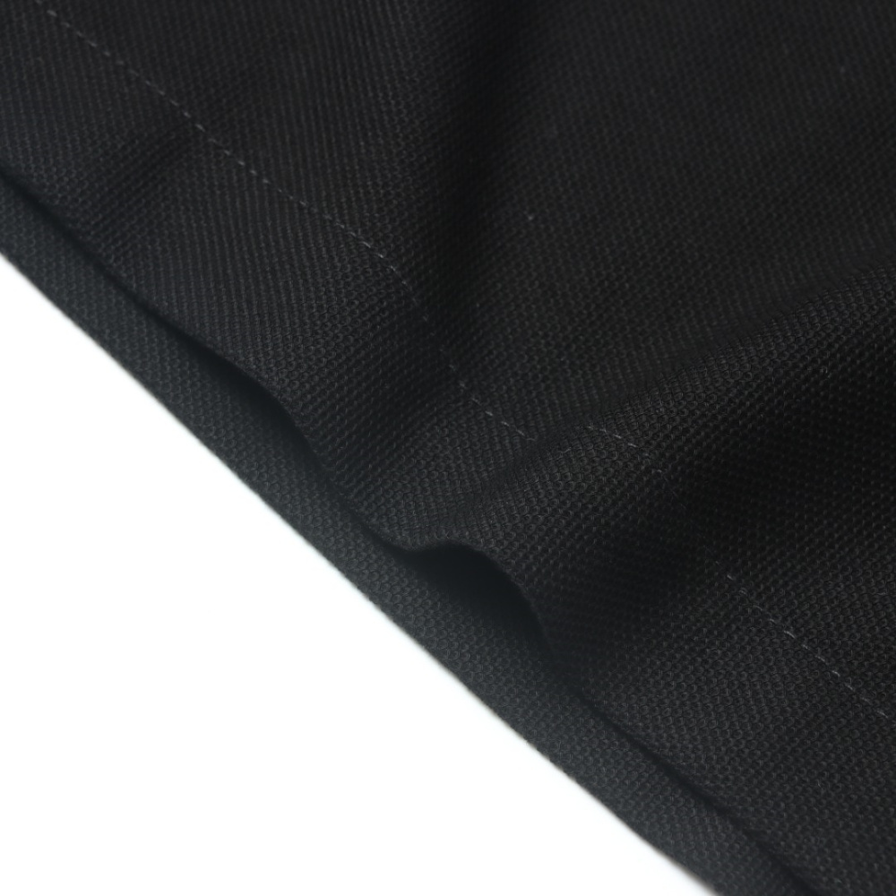 高仿LV*1AFR0070刺繡貼飾POLO衫黑色