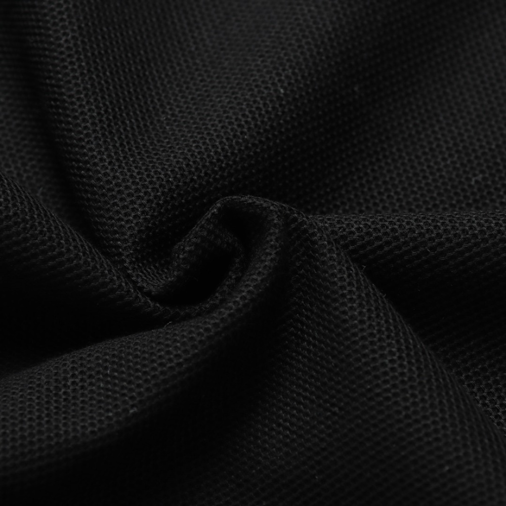 高仿LV*1AFR0070刺繡貼飾POLO衫黑色