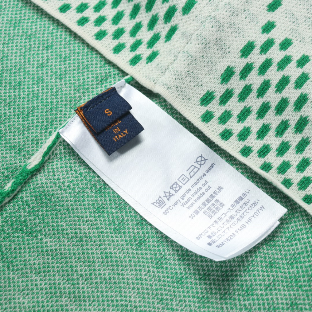 高仿LV*SS24系列1AFIX4棋盤格短袖綠色