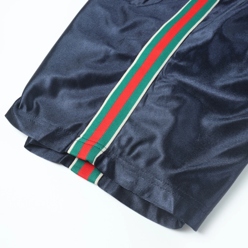 高仿Gucci*659460紅綠織帶休閒短褲套裝