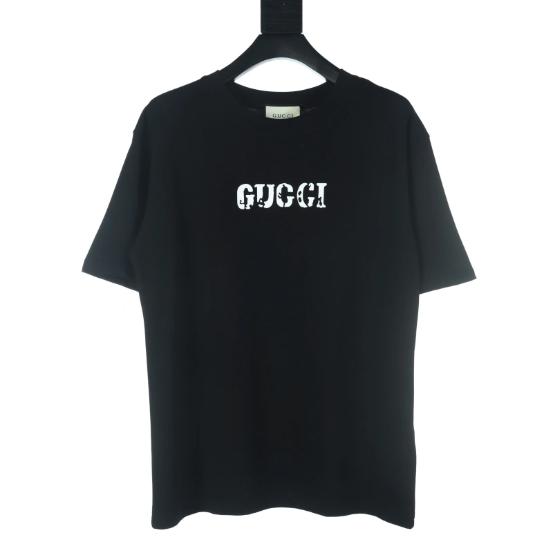 高仿Gucci*Balenciaga聯名款短袖T恤米色