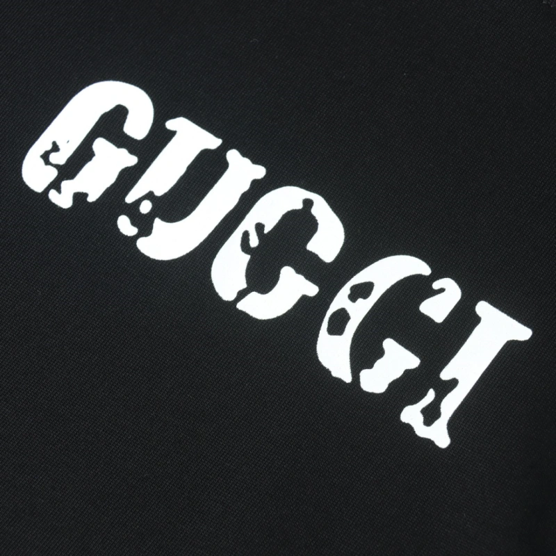 高仿Gucci*Balenciaga聯名款短袖T恤米色
