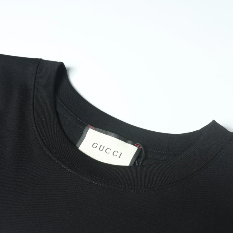 高仿Gucci*Balenciaga聯名款短袖T恤米色