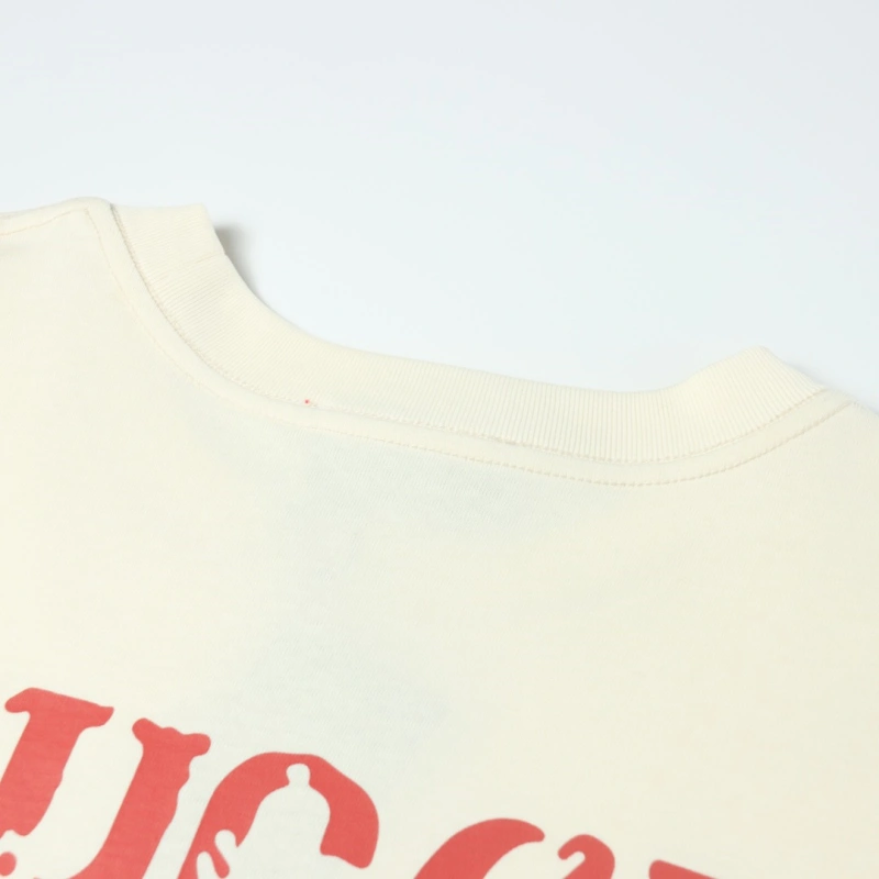 高仿Gucci*Balenciaga聯名款短袖T恤米色