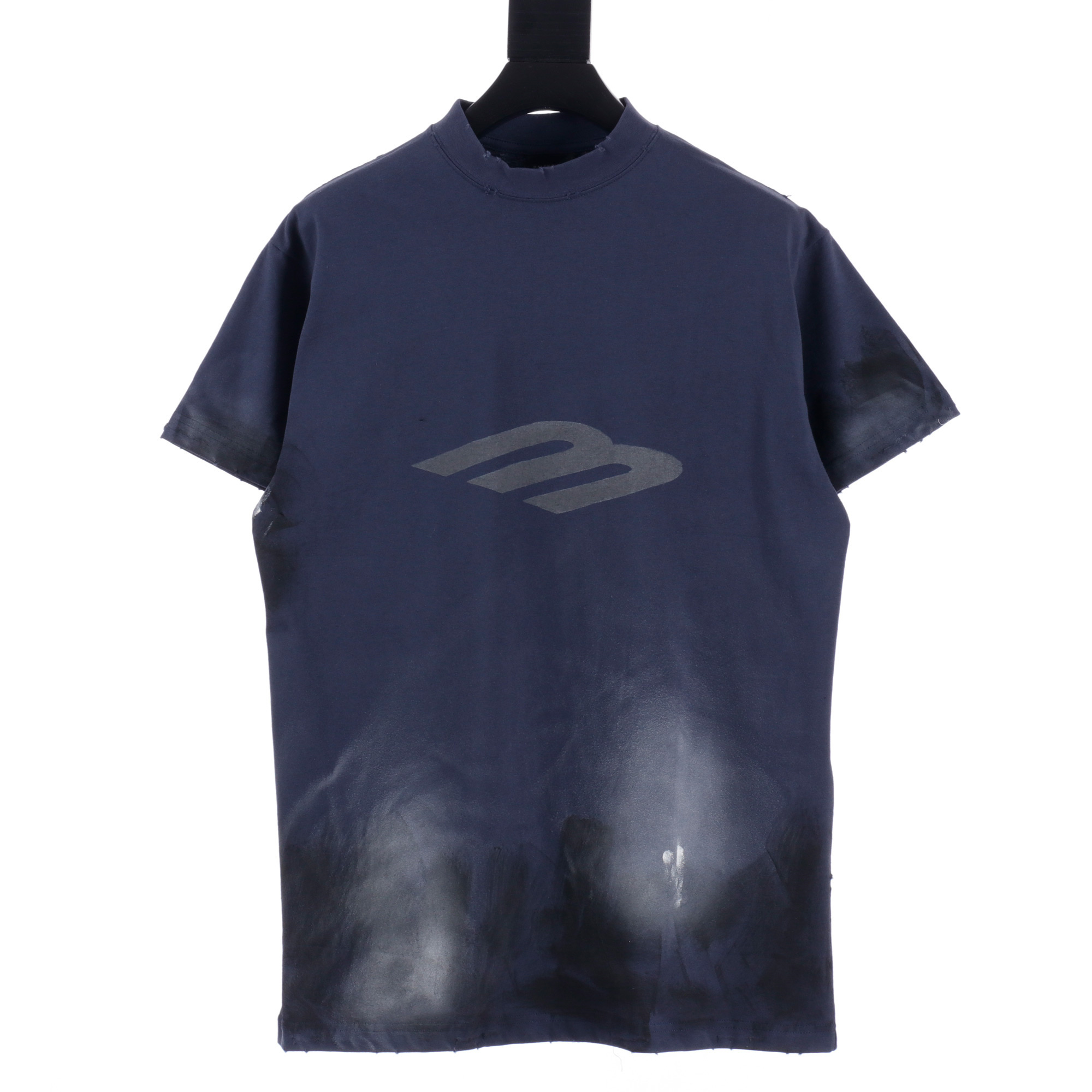 高仿Balenciaga*SS24系列787349做舊短袖T恤
