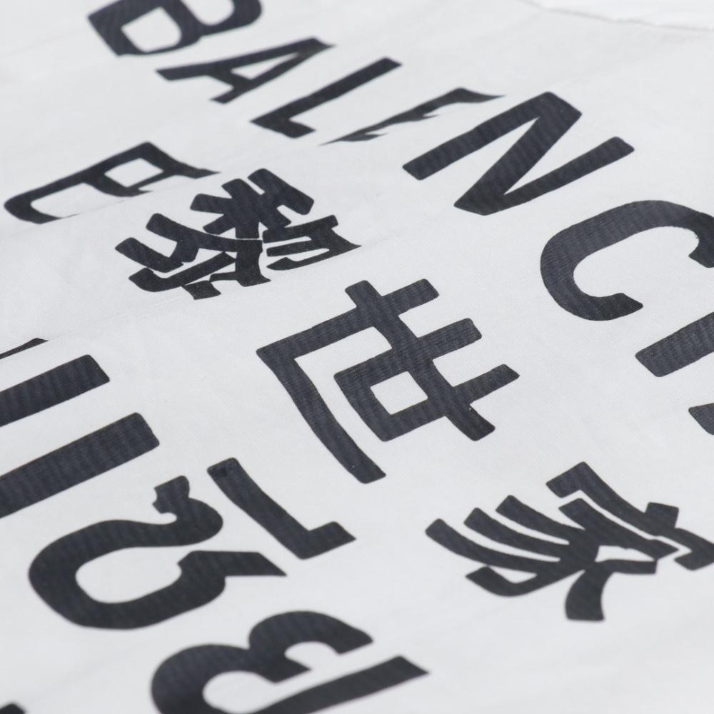 高仿Balenciaga*SS24系列647357七國語言襯衫白色