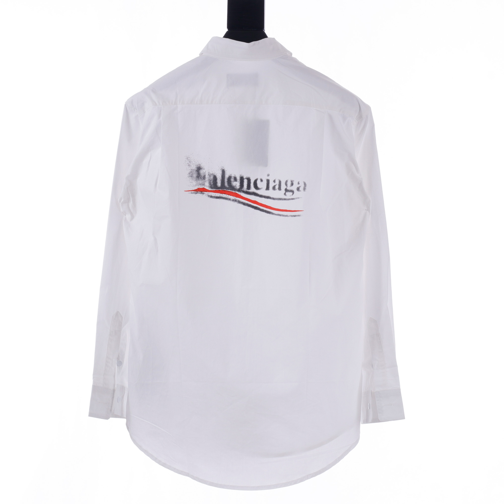 高仿Balenciaga*SS24系列790731背後可樂LOGO襯衫白色
