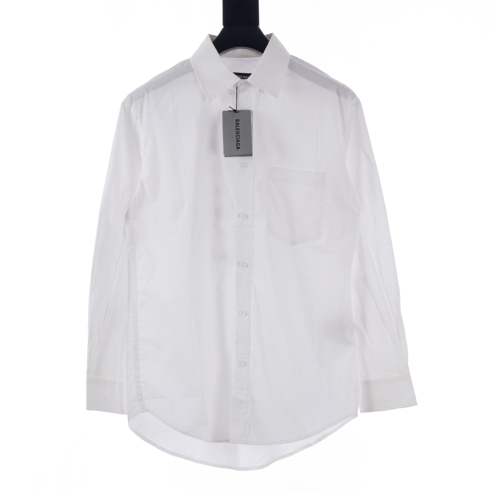 高仿Balenciaga*SS24系列647357七國語言襯衫白色