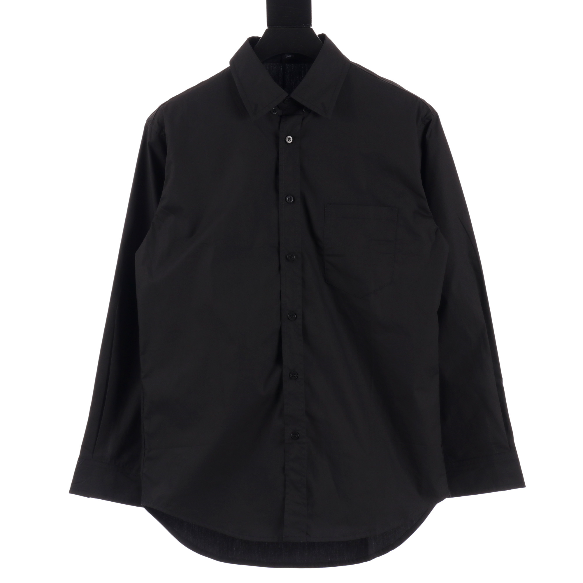 高仿Balenciaga*FW24系列663030背後字母襯衫黑色