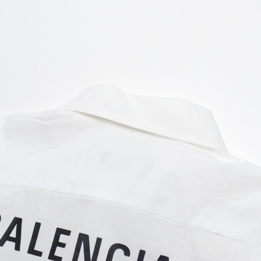 高仿Balenciaga*SS24系列647357七國語言襯衫白色