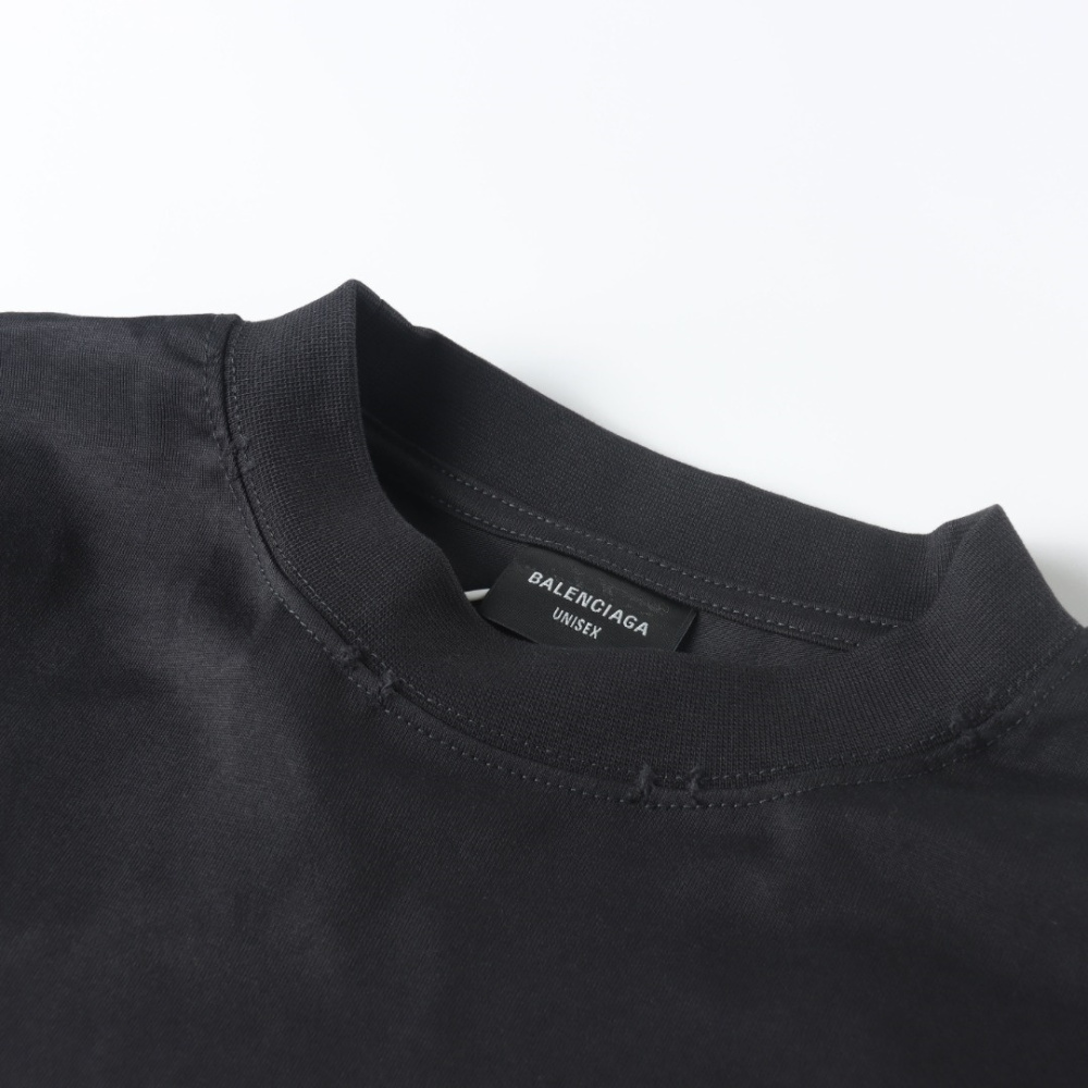 高仿Balenciaga*SS24系列787349日本銀座東京鐵塔T恤黑色