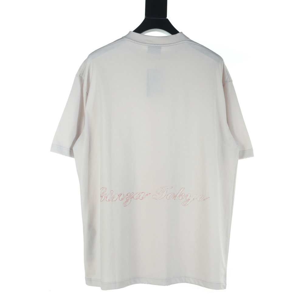 高仿Balenciaga*SS24系列787349日本銀座東京鐵塔T恤灰色
