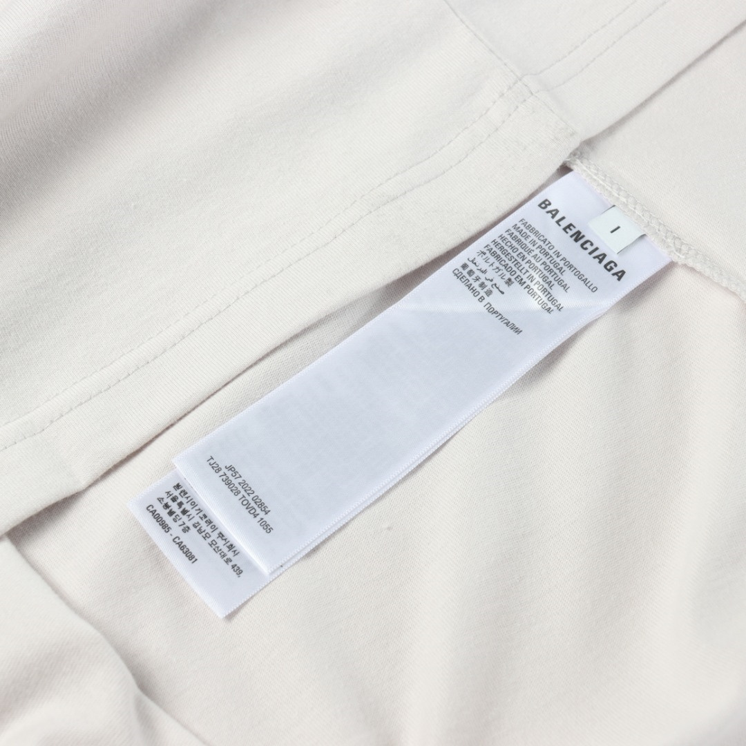 高仿Balenciaga*FW24系列787349做舊B字母短袖
