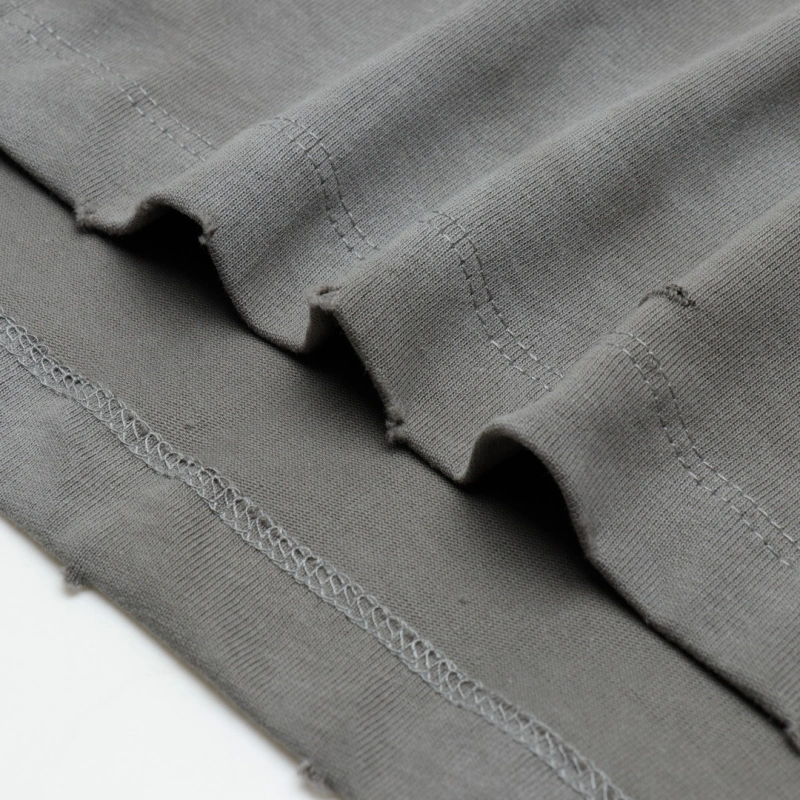 高仿Balenciaga*SS23系列761460鉚釘穿刺短袖灰色
