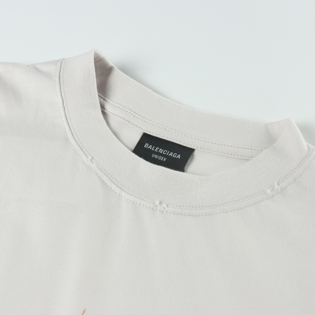 高仿Balenciaga*SS24系列787349日本銀座東京鐵塔T恤灰色