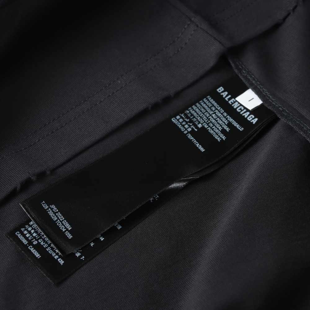 高仿Balenciaga*SS24系列787349日本銀座東京鐵塔T恤黑色