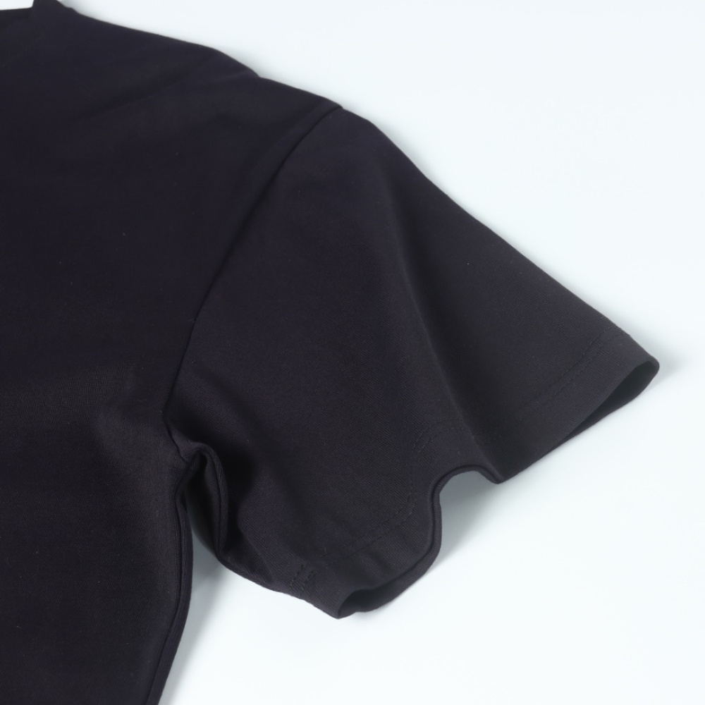 高仿Balenciaga*SS24系列790375裂紋印花T恤黑色