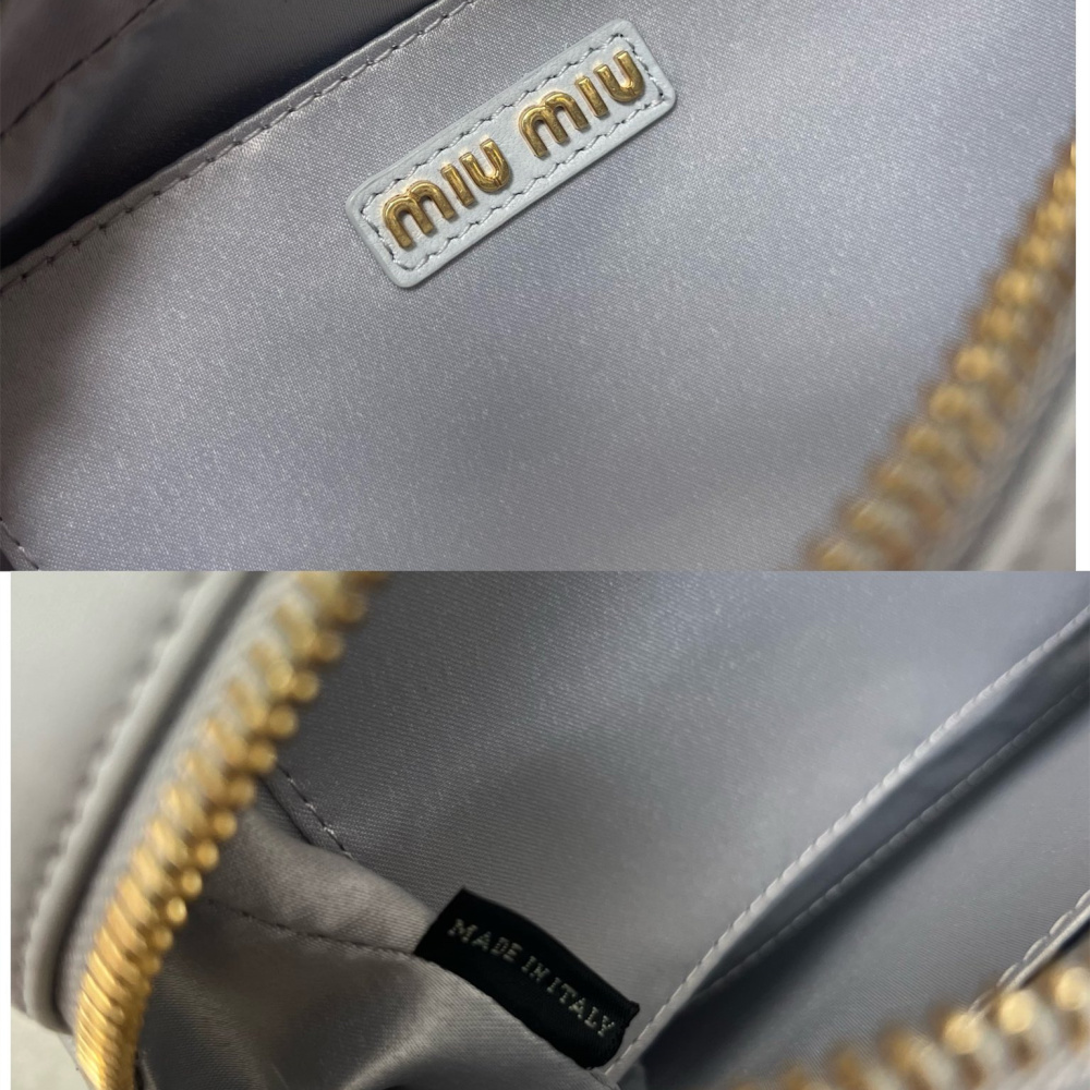 高仿miumiu繆繆TooPretty系列5BB123保齡球手袋車菊藍