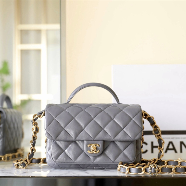 高仿Chanel24A*AS4992小羊皮手柄包免檢版