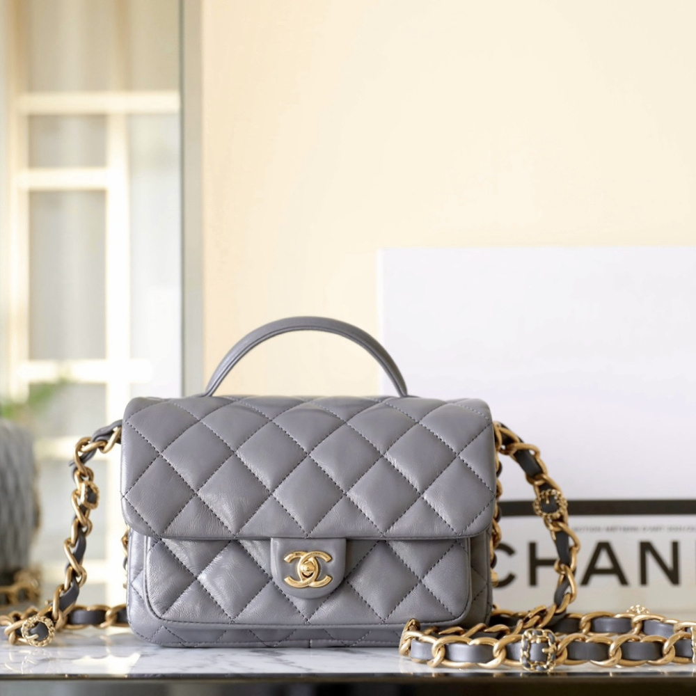 高仿Chanel24A*AS4992小羊皮手柄包免檢版