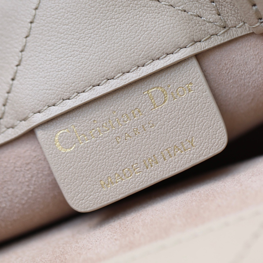 高仿Dior*BookTote系列S5573O牛皮革淺卡其單肩包免檢版