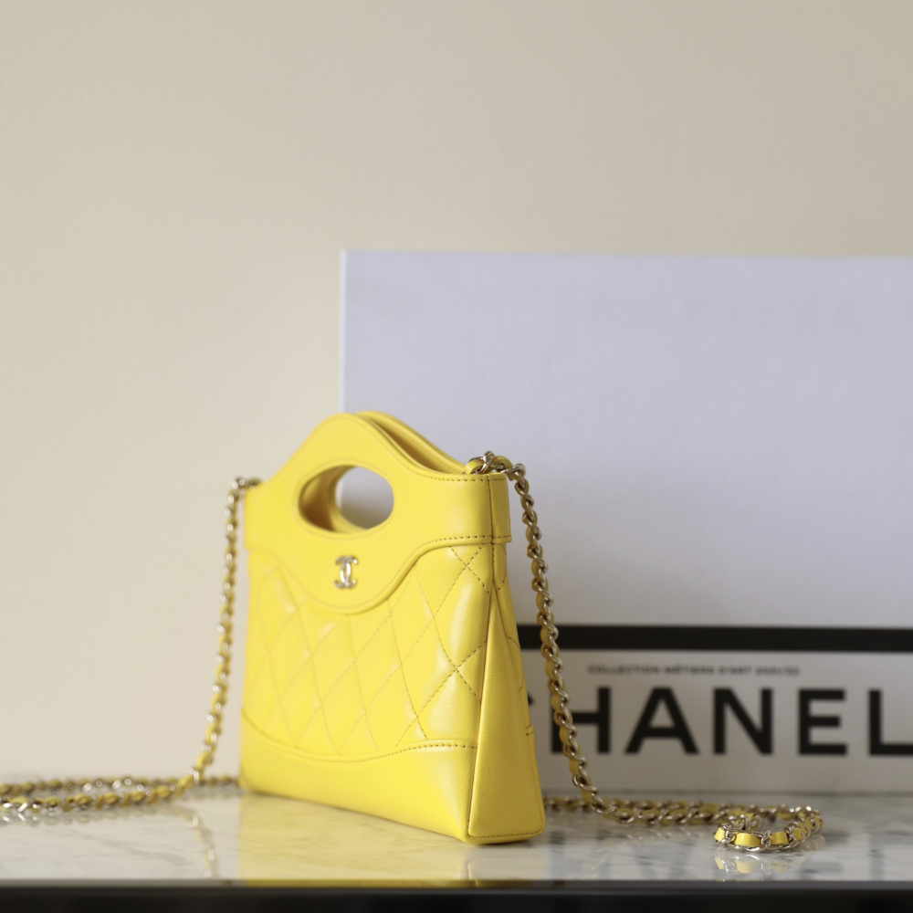 高仿Chanel*24S春夏系列AP3656單肩包黃色免檢版
