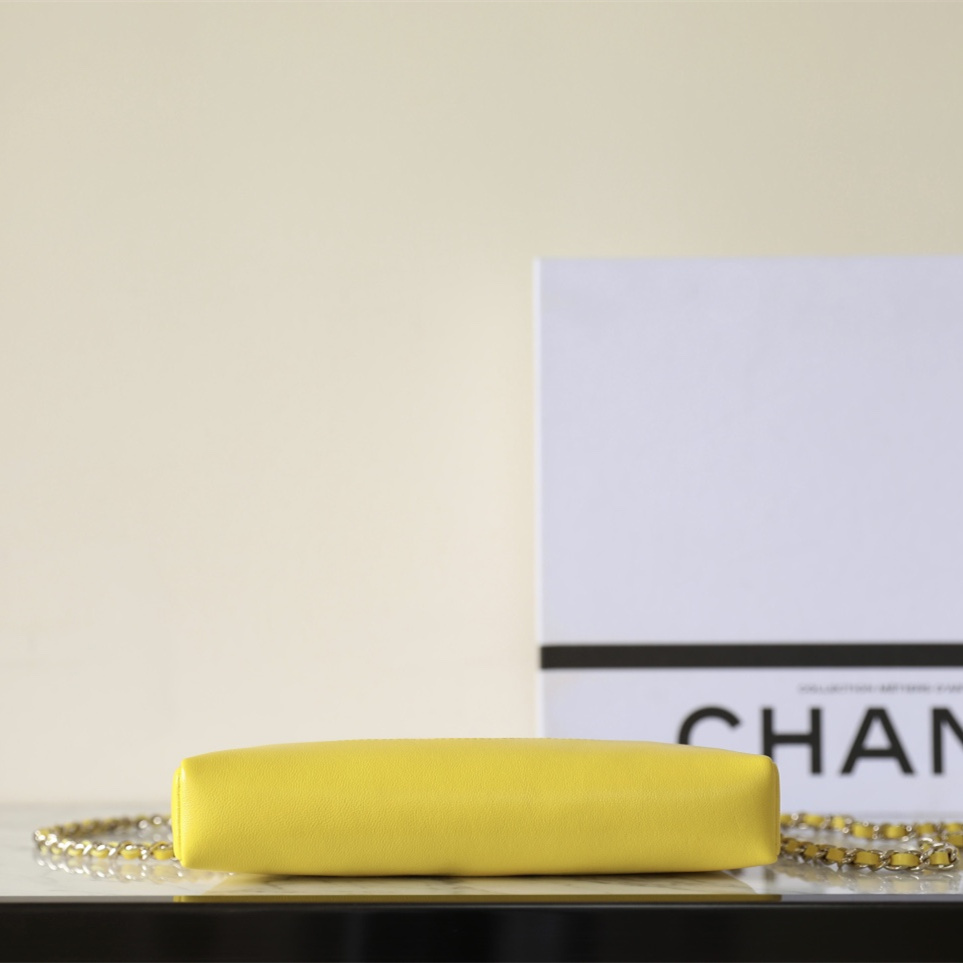 高仿Chanel*24S春夏系列AP3656單肩包黃色免檢版