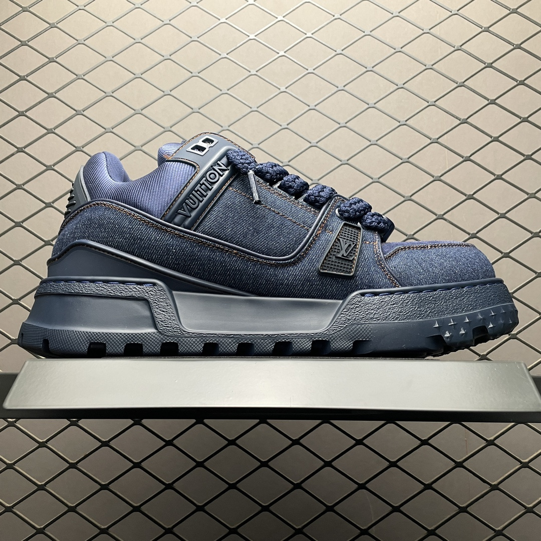高仿LV*Trainer系列52PHUUSS休閒鞋Maxi胖子純原版本