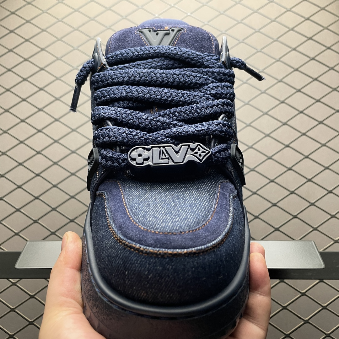 高仿LV*Trainer系列52PHUUSS休閒鞋Maxi胖子純原版本