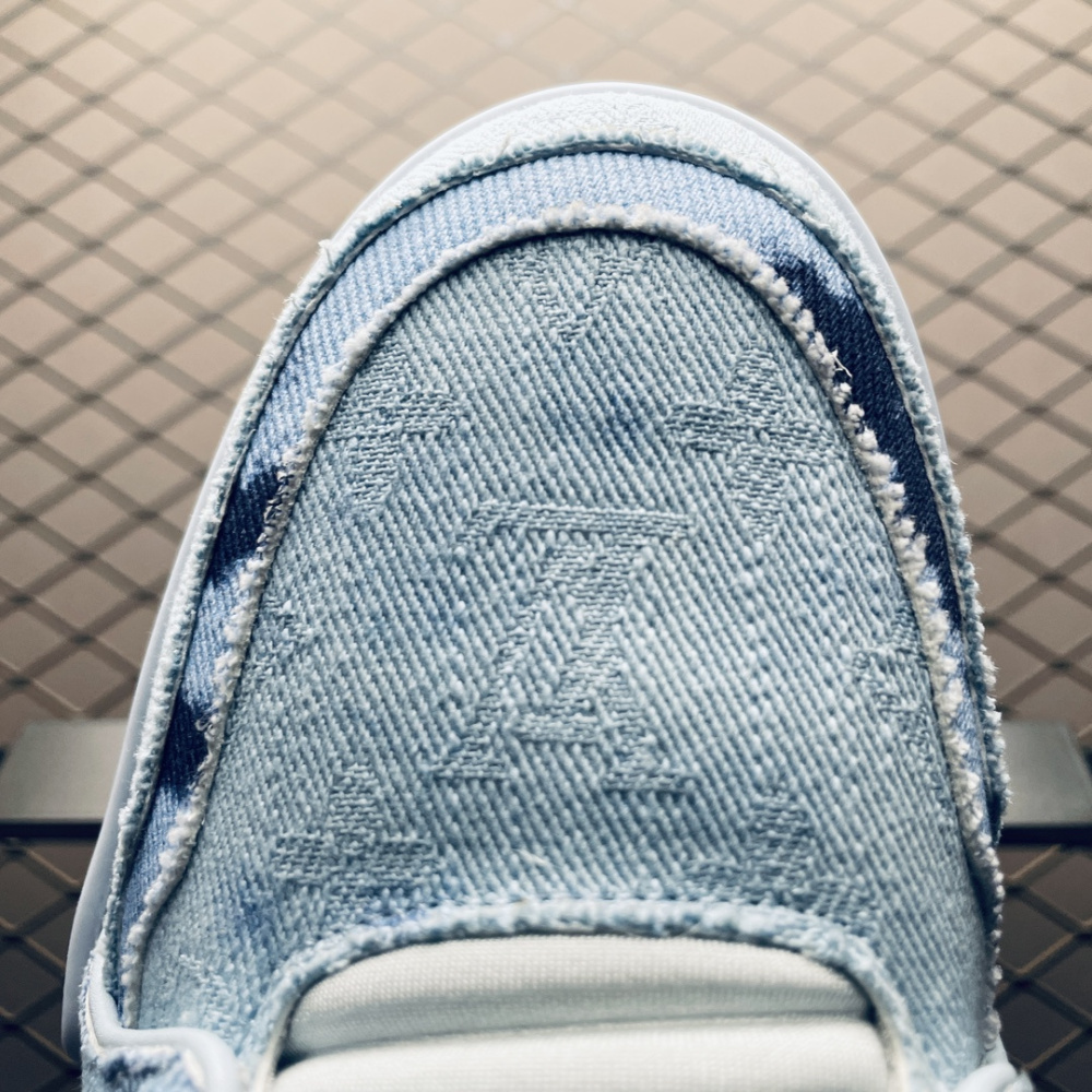 高仿LV*Trainer系列60PJLN38休閒鞋丹寧純原版本