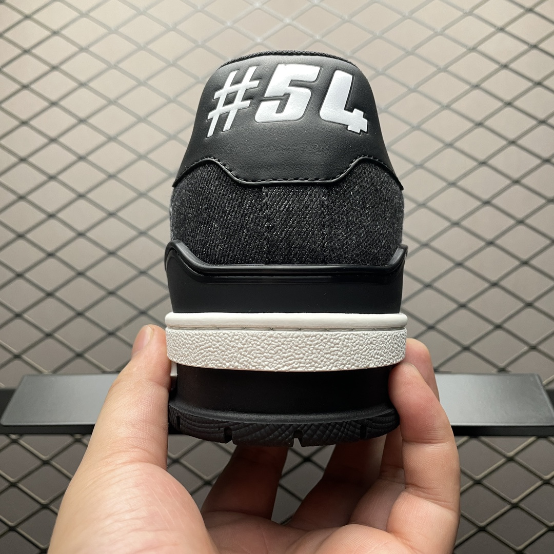 高仿LV*Trainer系列65PJLN38休閒鞋格子印花純原版本