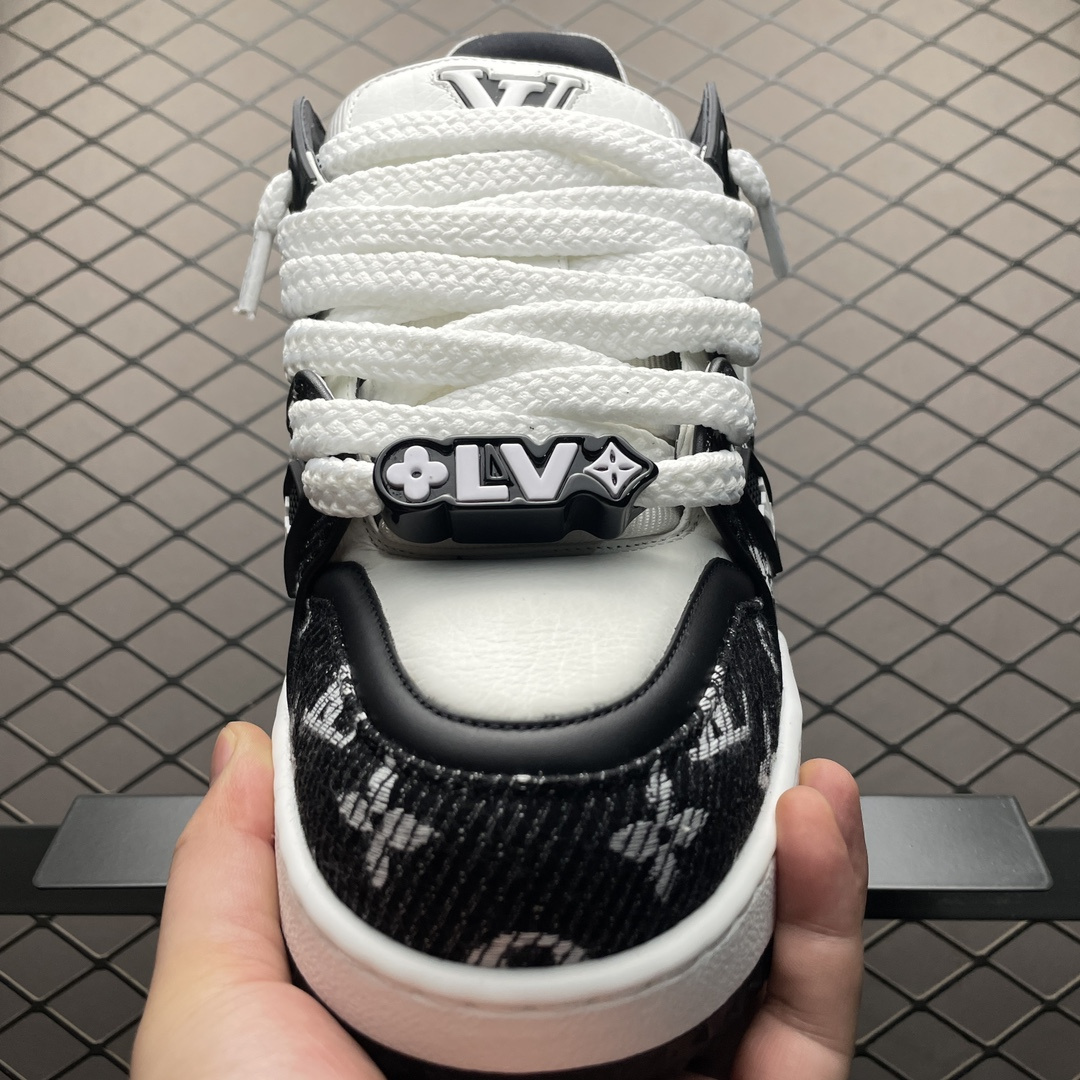 高仿LV*TrainerMaxi系列1ACXAQ休閒鞋純原版本