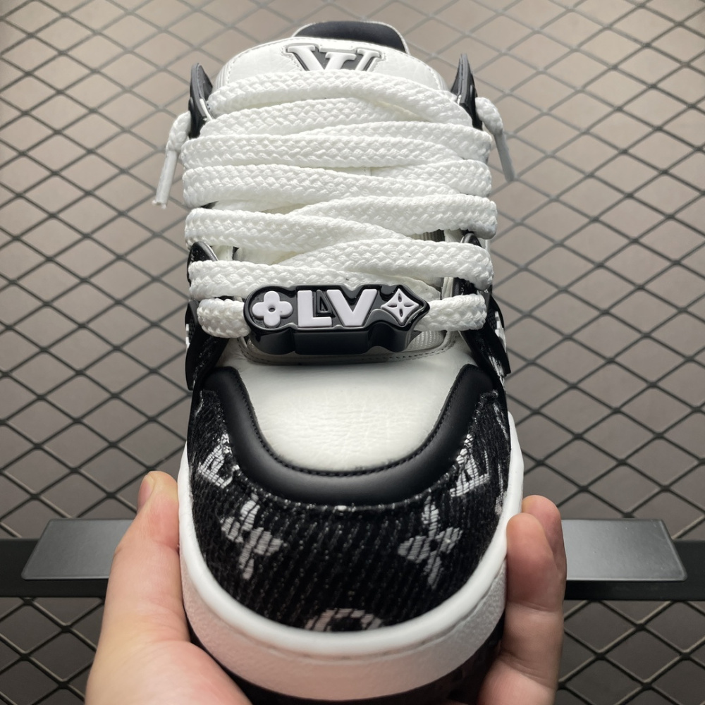 高仿LV*TrainerMaxi系列1ACXAQ休閒鞋純原版本
