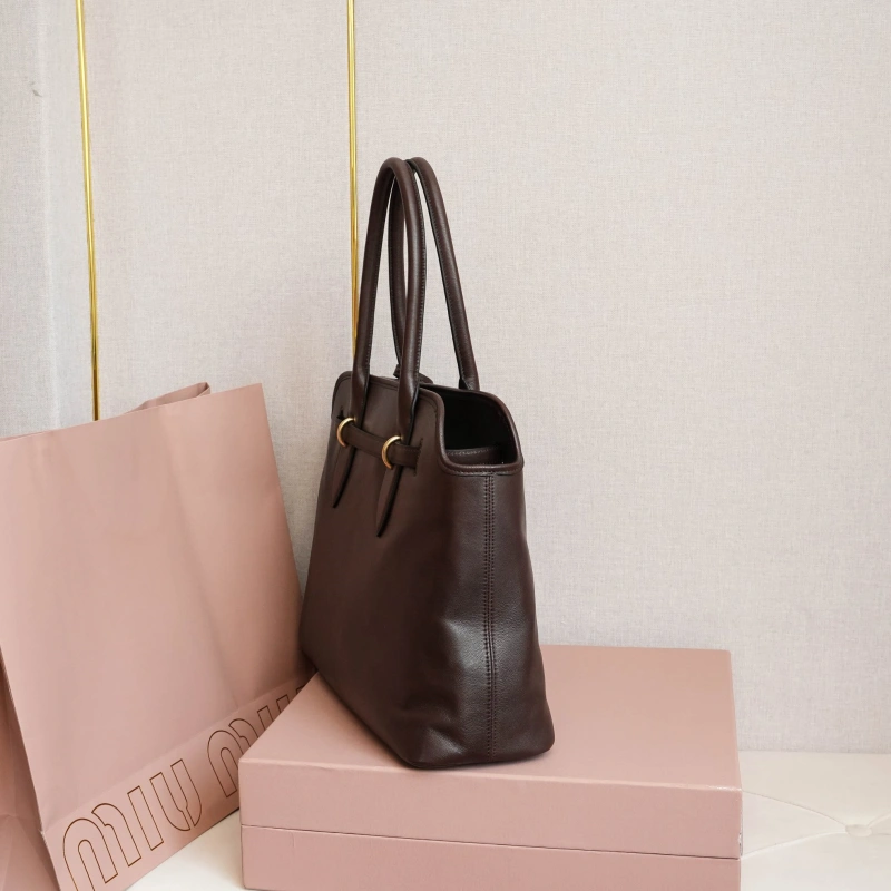 高仿miumiu*5BG291新款中古袋木色免檢版