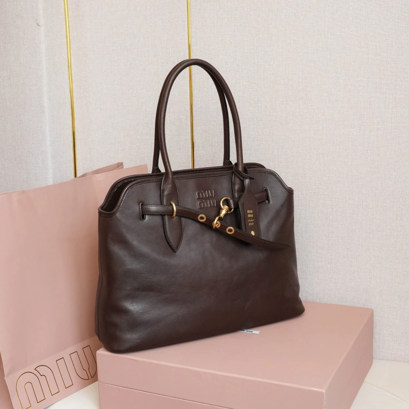 高仿miumiu*5BG291新款中古袋木色免檢版