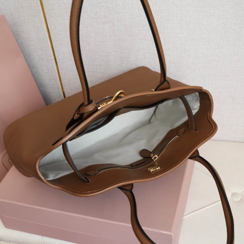 高仿miumiu*5BG291新款中古袋棕色免檢版