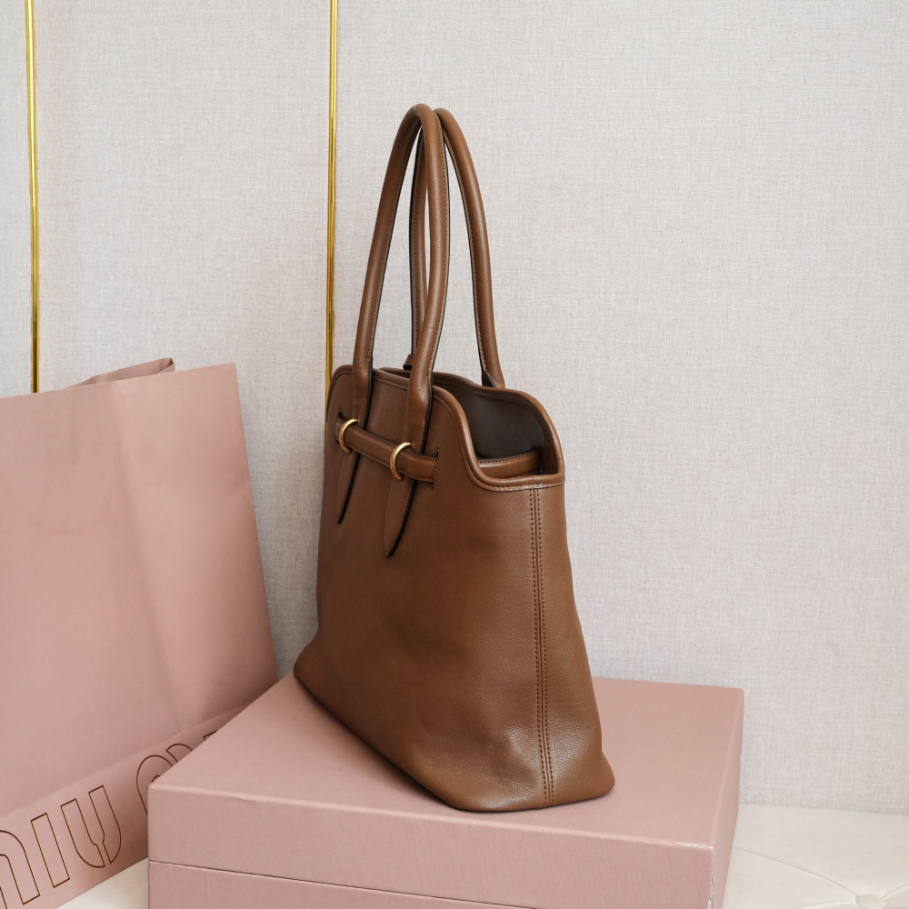 高仿miumiu*5BG291新款中古袋棕色免檢版