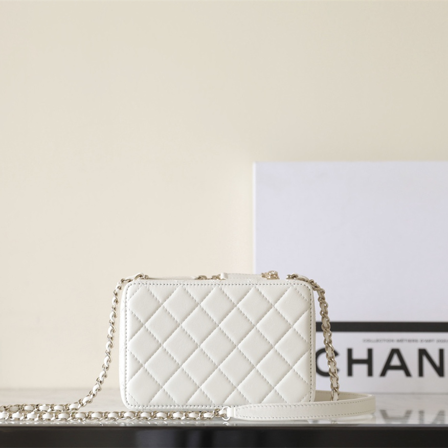 高仿Chanel*24S春夏系列AS4817相機包白色免檢版