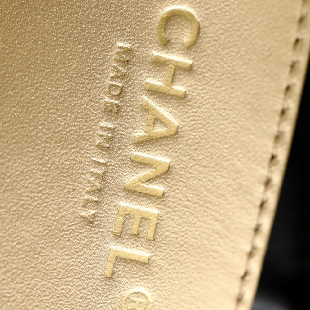 高仿Chanel*24S系列AS4862湯圓珍珠Hobo包黑色免檢版