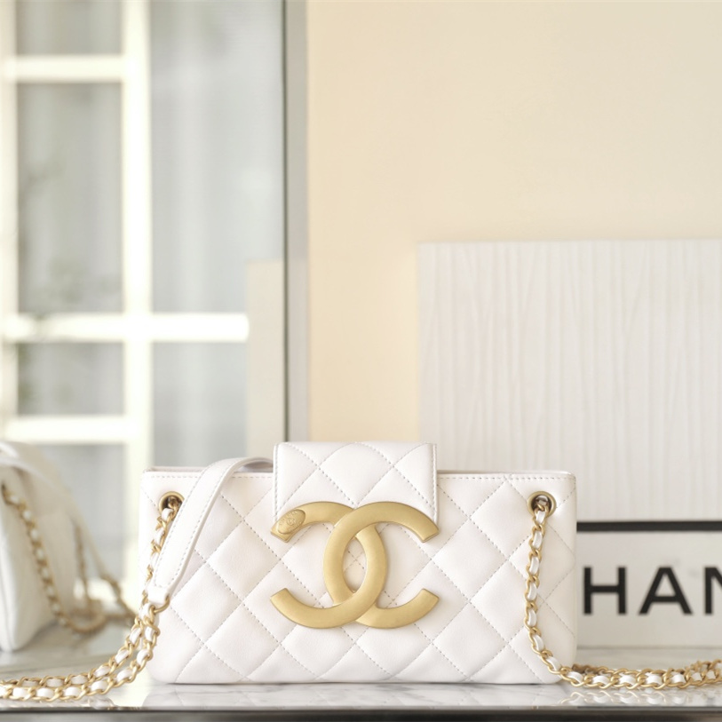 高仿Chanel*24C系列AS4611法棍包白色免檢版