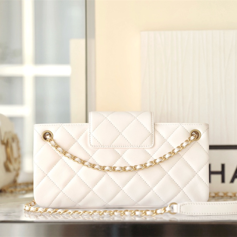 高仿Chanel*24C系列AS4611法棍包白色免檢版