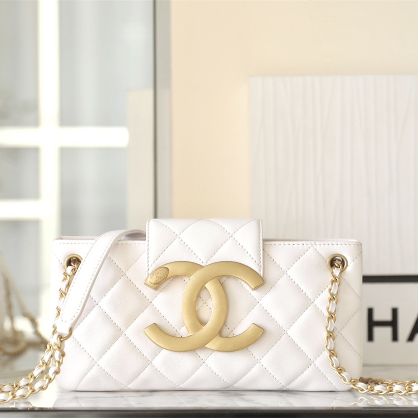 高仿Chanel*24C系列AS4611法棍包白色免檢版