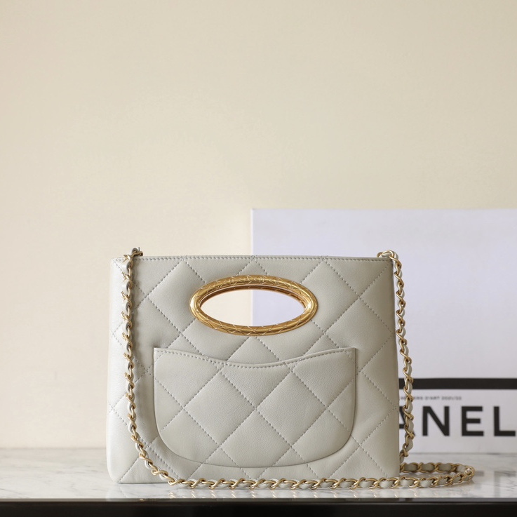 高仿Chanel*24B系列AS5036單肩手提包灰色免檢版