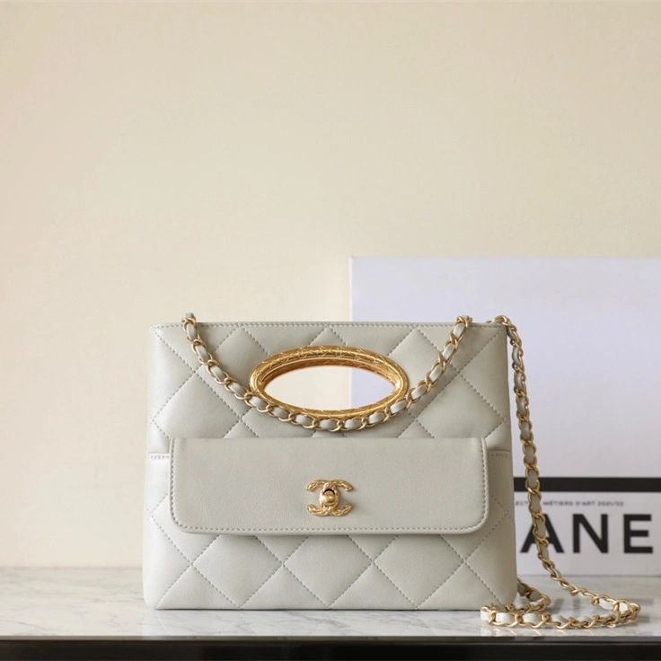 高仿Chanel*24B系列AS5036單肩手提包灰色免檢版