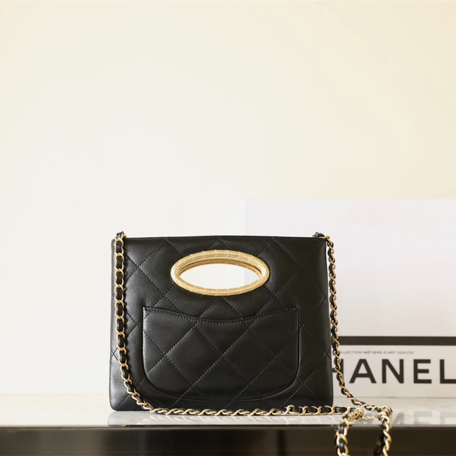 高仿Chanel*24B系列AS5038單肩手提包黑色免檢版