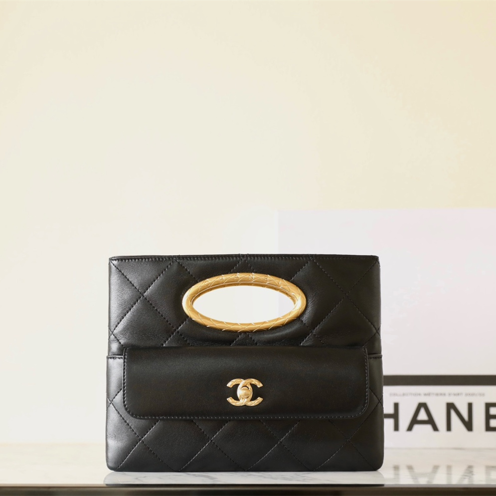 高仿Chanel*24B系列AS5038單肩手提包黑色免檢版