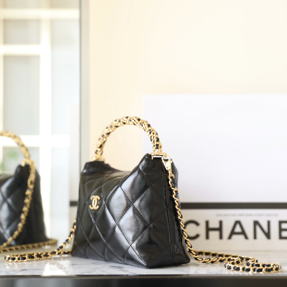 高仿Chanel*24B系列AS4066小羊皮飯盒包免檢版