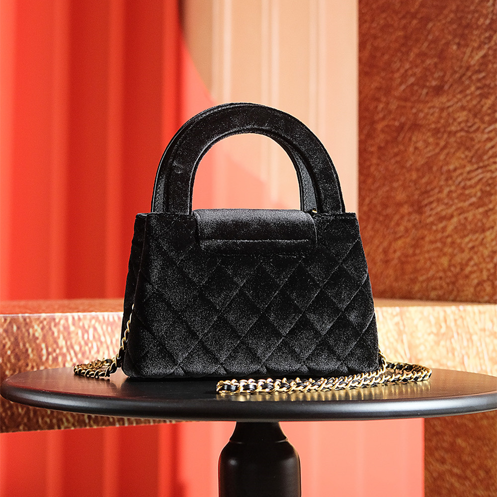 高仿Chanel*24A系列AS4416絲絨Mini斜挎包免檢版