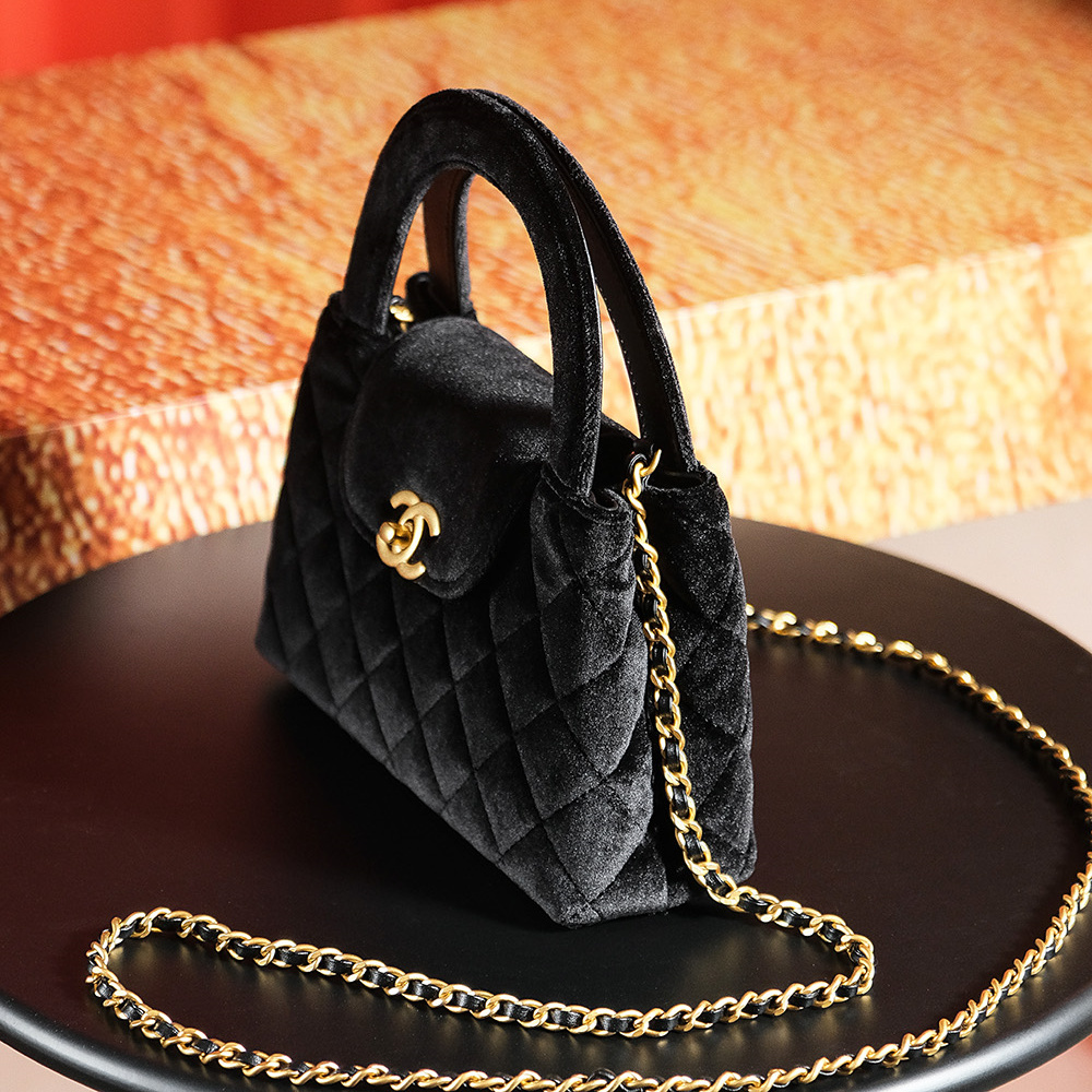 高仿Chanel*24A系列AS4416絲絨Mini斜挎包免檢版